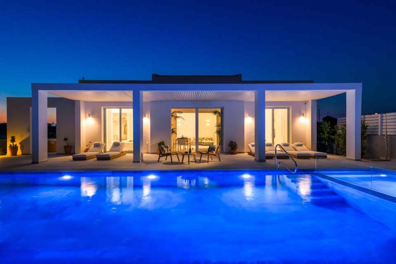 Seashore Beachfront Villa Lachania  Exterior photo